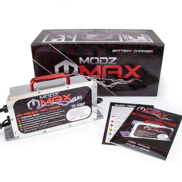 MODZ Max48 15A RXV and TXT48 Battery Charger