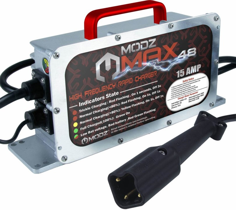 MODZ Max48 15A Yamaha G29 YDRE Battery Charger for 48V · Golf