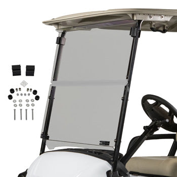 RedDot Tinted Folding Golf Cart Windshield for Yamaha Drive 2 2017-Up
