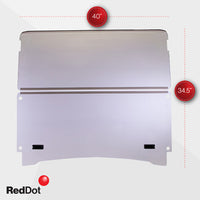 RedDot Tinted Folding Golf Cart Windshield for Yamaha Drive 2 2017-Up