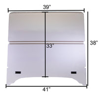 RedDot Tinted Folding Windshield for EZGO TXT Storm – 1/4" Acrylic, 1" Struts