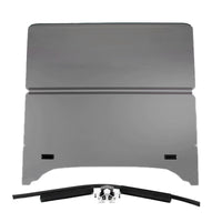 RedDot Tinted Folding Windshield for EZGO TXT Storm – 1/4" Acrylic, 1" Struts