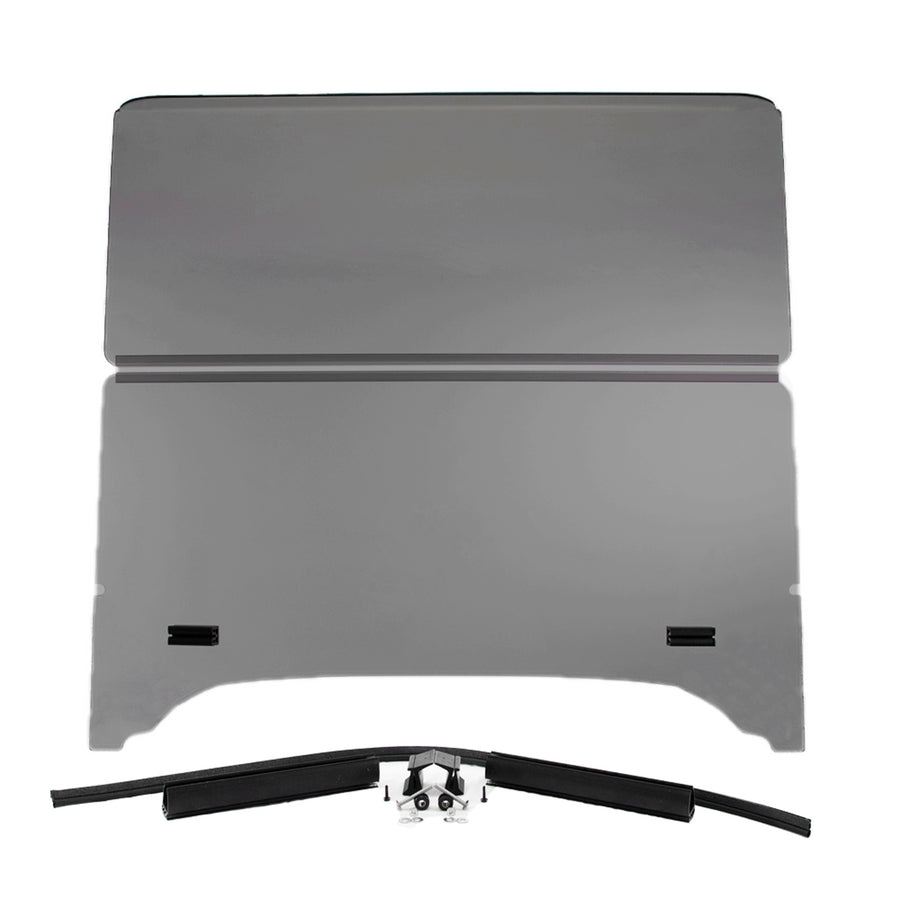 RedDot Tinted Folding Windshield for EZGO TXT Storm – 1/4" Acrylic, 1" Struts