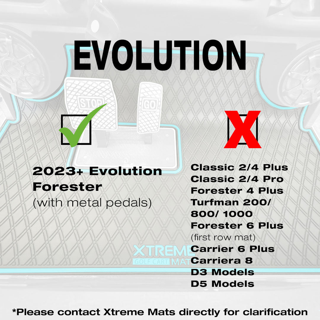 Xtreme Mats 2023+ Evolution Golf Cart Floor Mat