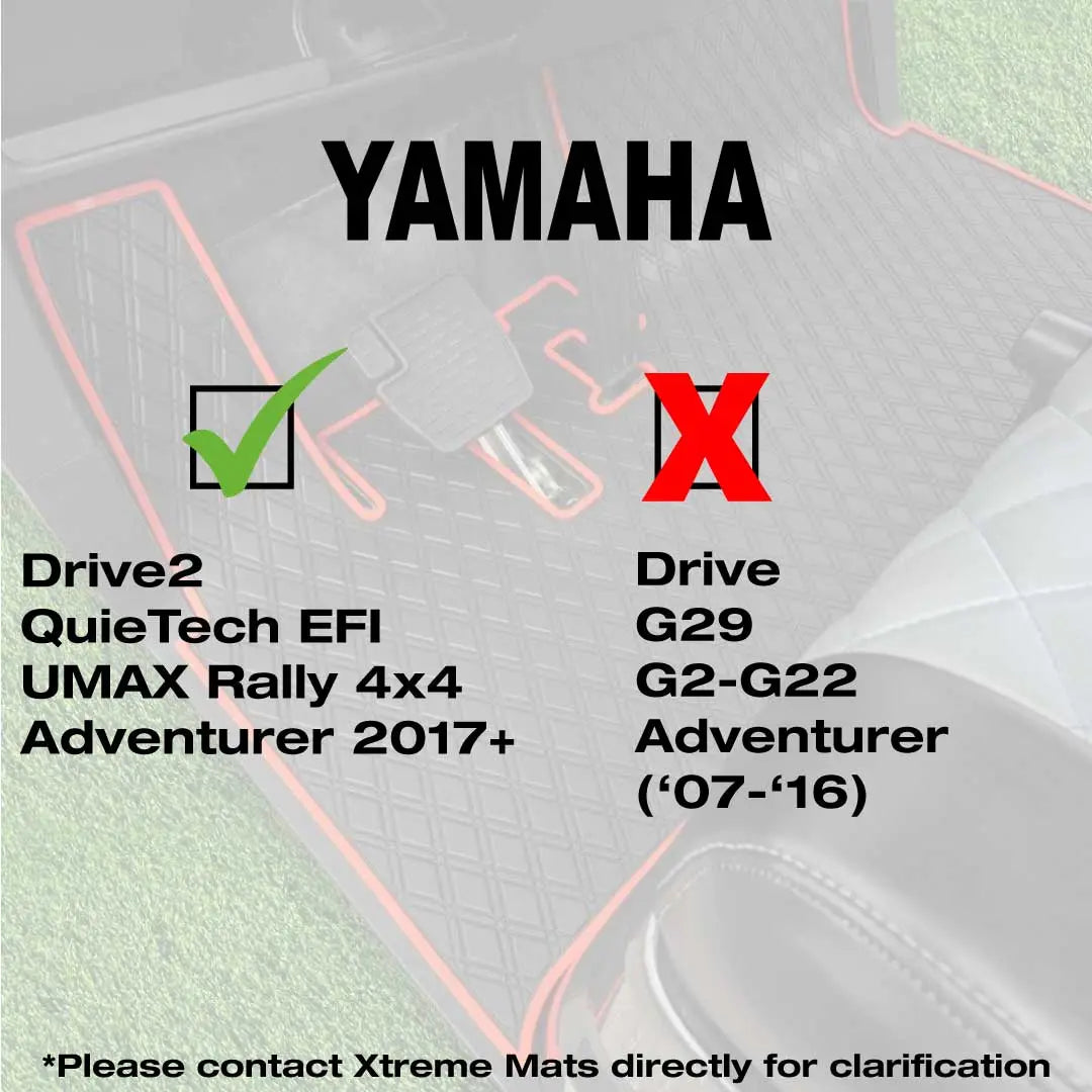 Yamaha Drive2 Floor Mat - Fits Drive2 QuieTech EFI (2017-2025) / UMAX Rally