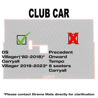 Club Car DS Floor Mat - Fits DS (1982-2013) / Villager (1982-2018)