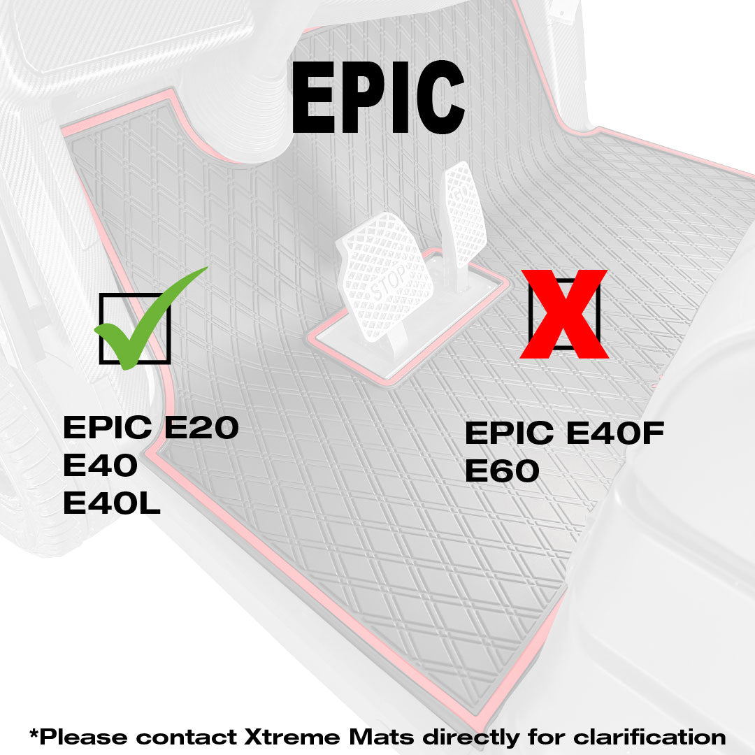 Xtreme Mats EPIC by ICON Compatible Golf Cart Floor Mat