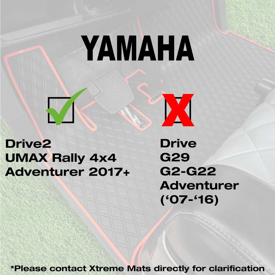 Yamaha Drive2 Floor Mat - Fits Drive2 QuieTech EFI (2017-2025) / UMAX Rally
