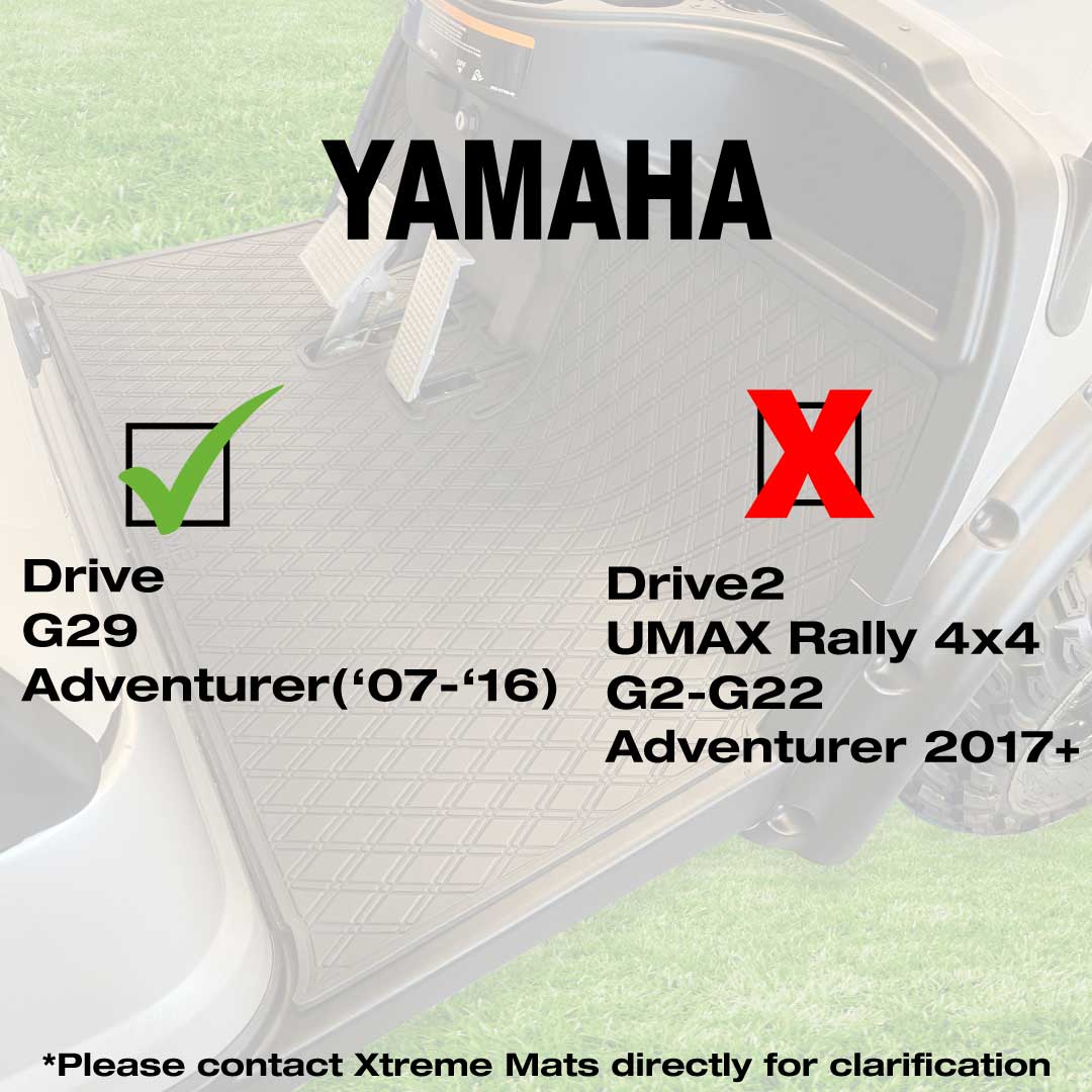 Yamaha Drive Floor Mat - Fits Drive / G29 / Adventurer Models (2007-2016)