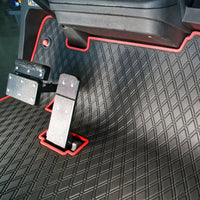 E-Z-GO TXT Floor Mats - Fits All TXT Trims (1996+)/S2 (2020 & earlier) / Workhorse/Express S4 (2020 & earlier)/Valor (2022 & earlier)/Medalist 1993-1995/Cushman/TXT Style Navitas Frame