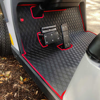 E-Z-GO TXT Floor Mats - Fits All TXT Trims (1996+)/S2 (2020 & earlier) / Workhorse/Express S4 (2020 & earlier)/Valor (2022 & earlier)/Medalist 1993-1995/Cushman/TXT Style Navitas Frame