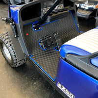 E-Z-GO TXT Floor Mats - Fits All TXT Trims (1996+)/S2 (2020 & earlier) / Workhorse/Express S4 (2020 & earlier)/Valor (2022 & earlier)/Medalist 1993-1995/Cushman/TXT Style Navitas Frame