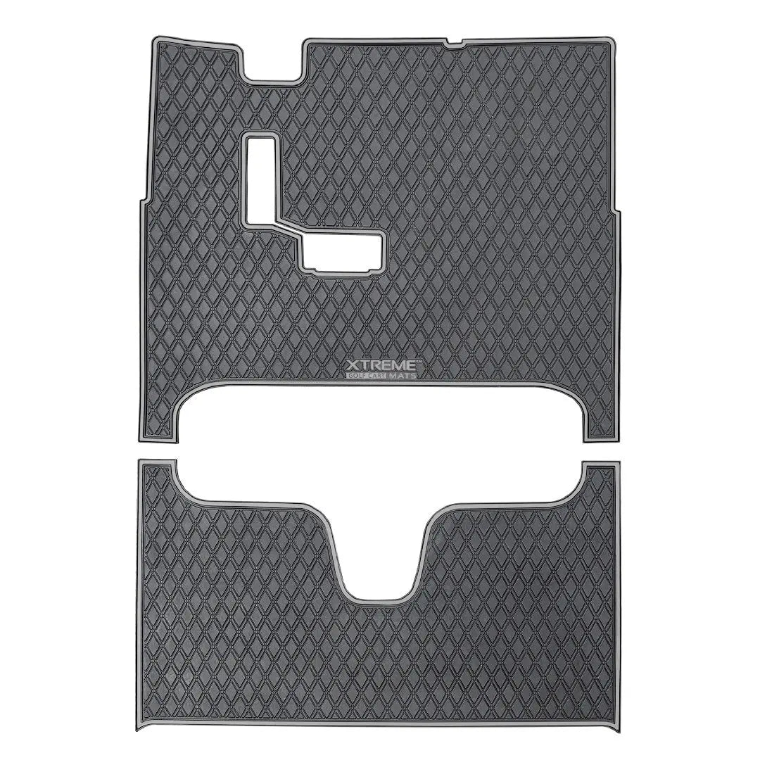 Xtreme Mats PRO Series EZGO L6 2021+ Gen2 6 Seater Golf Carts Floor Mat SET - 1st & 2nd Row