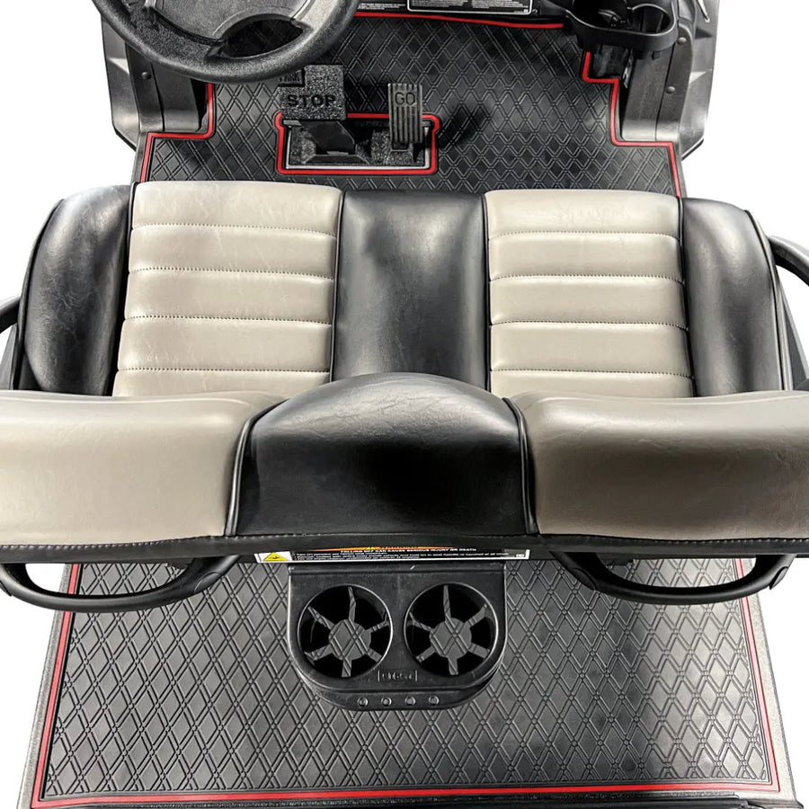 Xtreme Mats 2025 & Earlier Club Car Onward 6 Seater Golf Cart Floor Mats SET - 1st & 2nd Row
