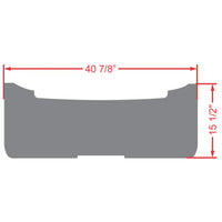 E-Z-GO RXV & TXT -  Rear Facing Foot Rest Mat - Fits Select E-Z-GO RXV and TXT Rear Seat Kits - PRO Series