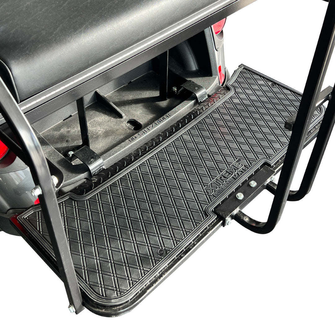 E-Z-GO RXV & TXT -  Rear Facing Foot Rest Mat - Fits Select E-Z-GO RXV and TXT Rear Seat Kits - PRO Series