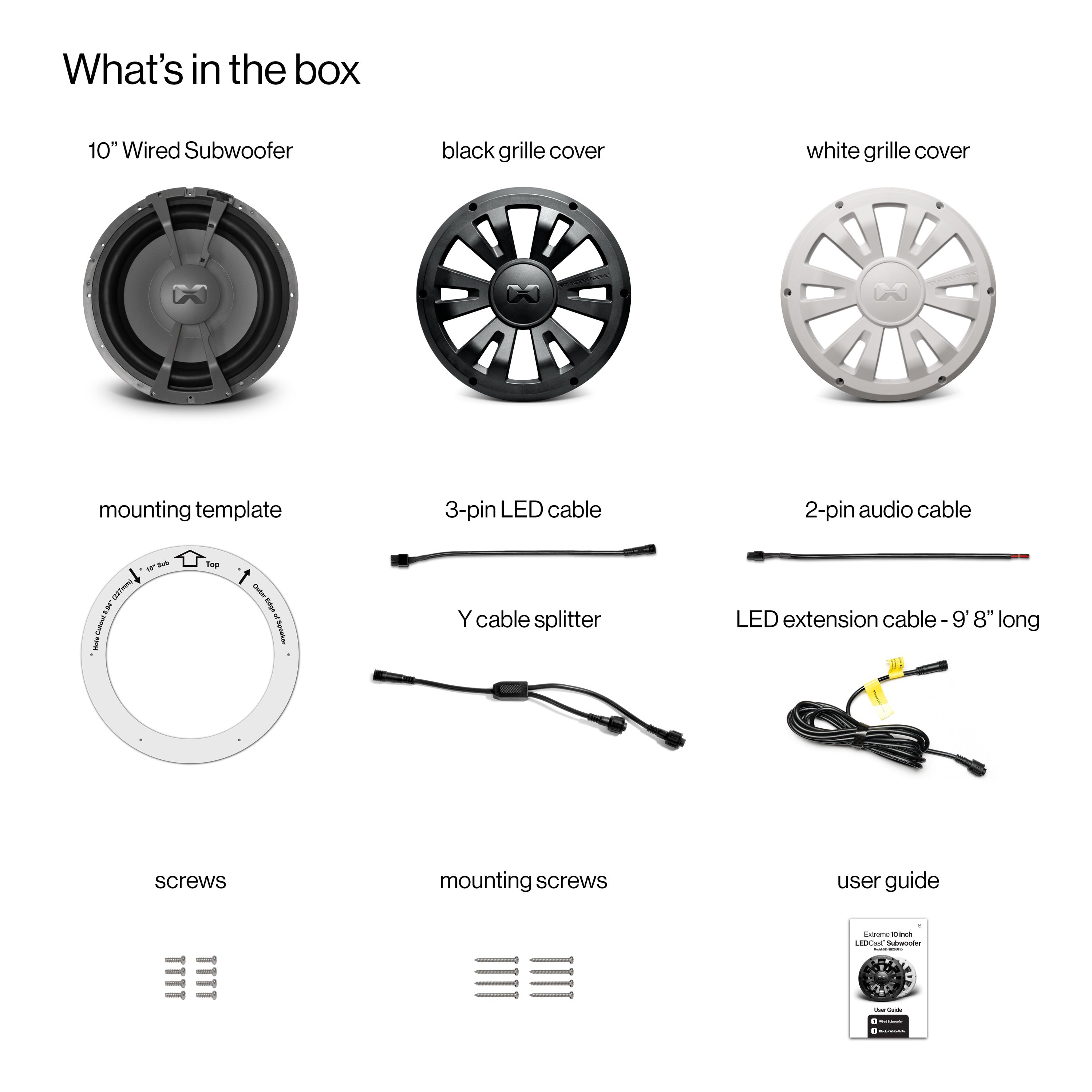 SoundExtreme 10" Subwoofer