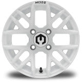 MODZ® Matrix Glossy White 12" Golf Cart Wheel