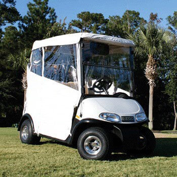 3-Sided Over-The-Top Enclosure 1994-Up EZGO TXT 2-Passenger - RedDot White