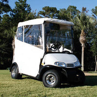 3-Sided Over-The-Top Enclosure 1994-Up EZGO TXT 2-Passenger - RedDot White