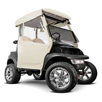 3-Sided Ivory 1982-1999 Club Car DS - Red Dot Over-The-Top Soft Enclosure