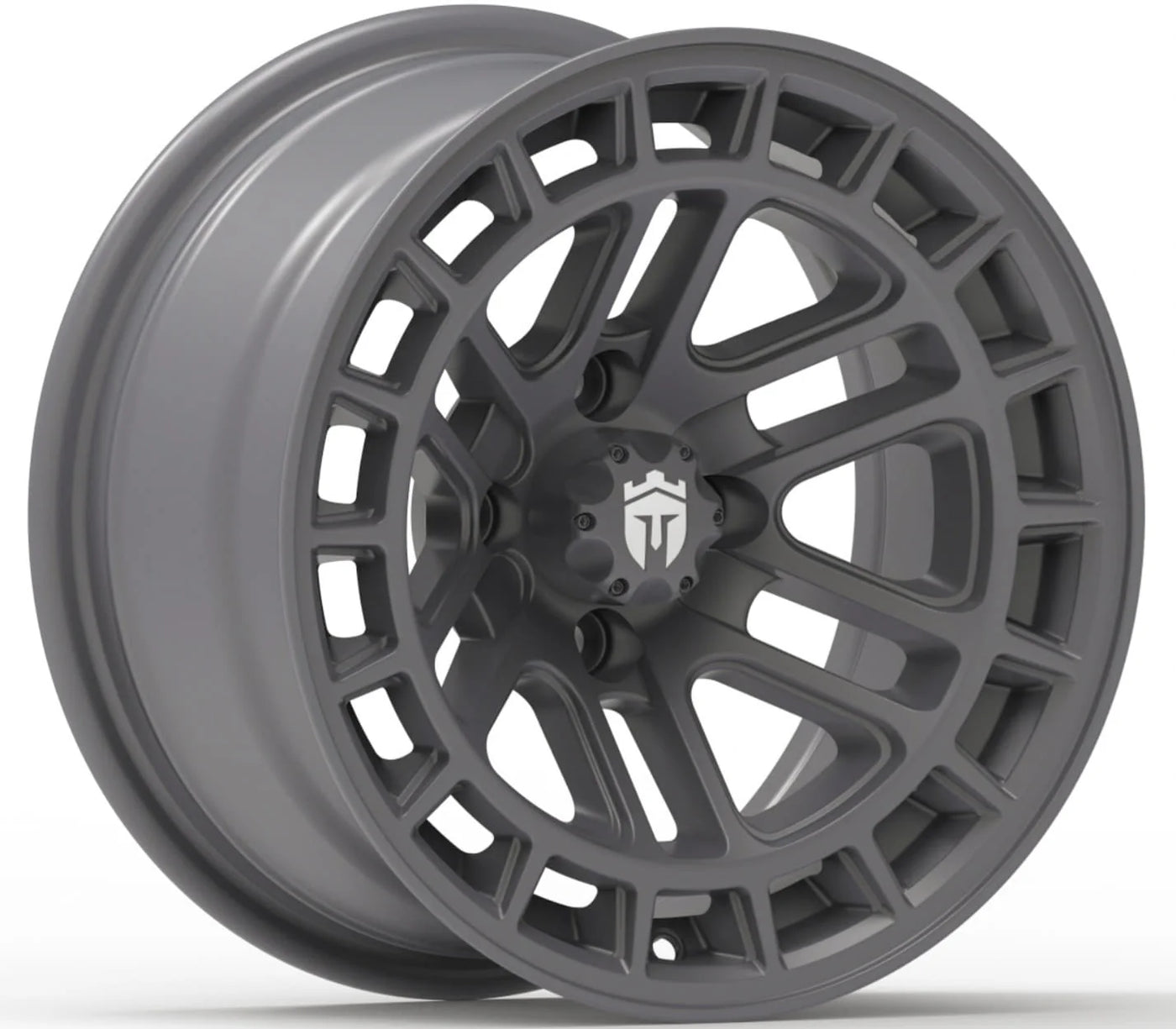 Empire® 14" Quest MG Matte Gray Golf Cart Wheel