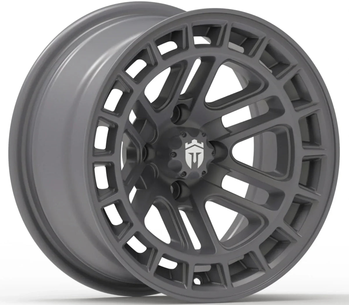 Empire® Quest MG 14x7 Matte Gray Golf Cart Wheel