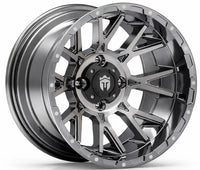 Empire 14" Savage SV5 Black Chrome & X Comp Golf A/T Tire Package