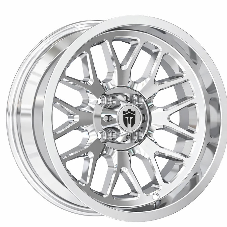 Empire® 15" Crown C4 PVD Chrome Golf Cart Wheel