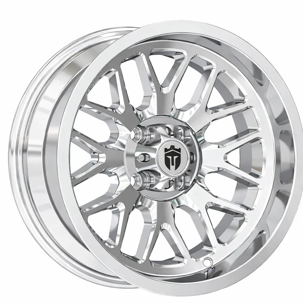 Empire® Crown C4 15x7 PVD Chrome Golf Cart Wheel