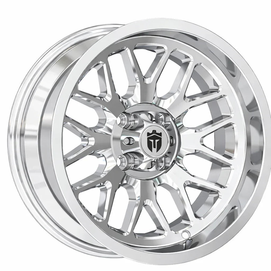 Empire® Crown C4 15x7 PVD Chrome Golf Cart Wheel