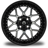 MODZ® Formula Machined Black 15" Golf Cart Wheel