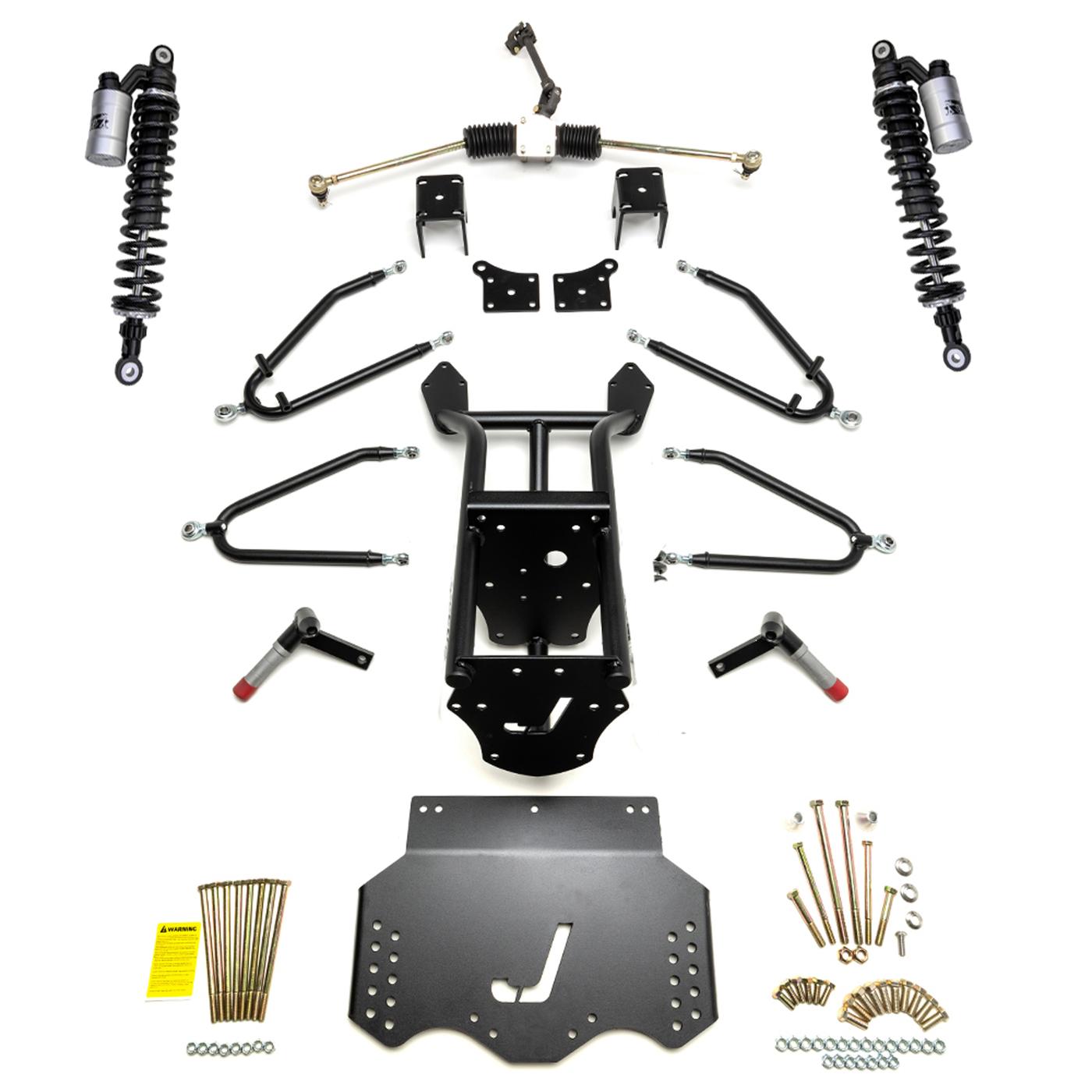 01.5+ Electric EZGO TXT - Jakes Long Travel Updated External Reservoir Shocks
