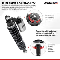 Jake’s Long Travel Lift Kit for 2017-Up Yamaha Drive2 Gas IRS Golf Carts