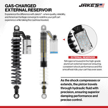 Jake's Long Travel Kit for 2013.5-2022 EZGO RXV Electric