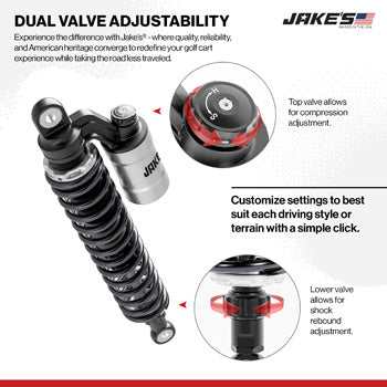 Jake's Long Travel Kit for 2013.5-2022 EZGO RXV Electric