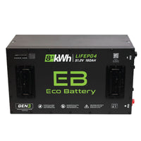 Eco Battery (48V) 51V 160AH LiFePO4 Battery / Heated