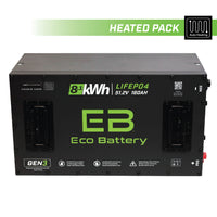 Eco Battery (48V) 51V 160AH LiFePO4 Gen3 Battery