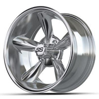 14x7" GTW Godfather Chrome Golf Cart Wheel
