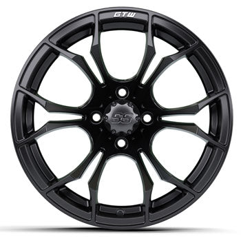 GTW Spyder Matte Black Wheel - 15 Inch