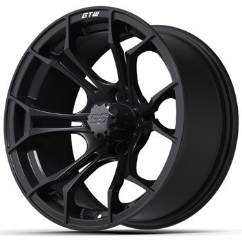 GTW Spyder Matte Black Wheel - 15 Inch