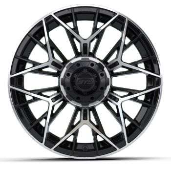 GTW Stellar Black & Machined Wheel - 15 Inch