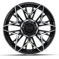 GTW Stellar 15x7 Black & Machined Wheel