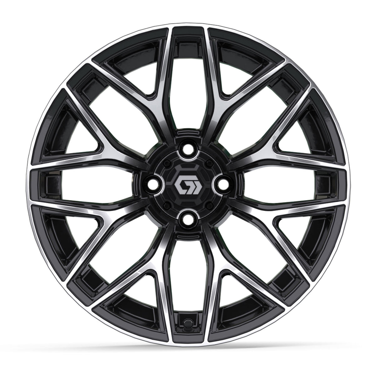 GTW Monaco 16x7 Golf Cart Wheel