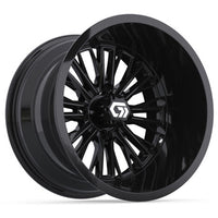 GTW® Viper 14x9 Gloss Black Ultra-Wide Golf Cart Wheel