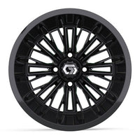 GTW® Viper 14x9 Gloss Black Ultra-Wide Golf Cart Wheel