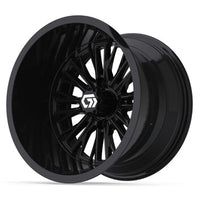 GTW® Viper 14x9 Gloss Black Ultra-Wide Golf Cart Wheel