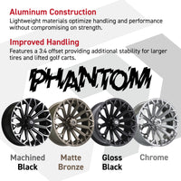 GTW Phantom 16x7 Golf Cart Wheel
