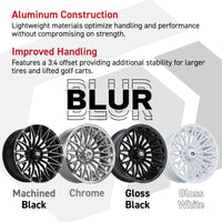 GTW Blur 16x7 Golf Cart Wheel