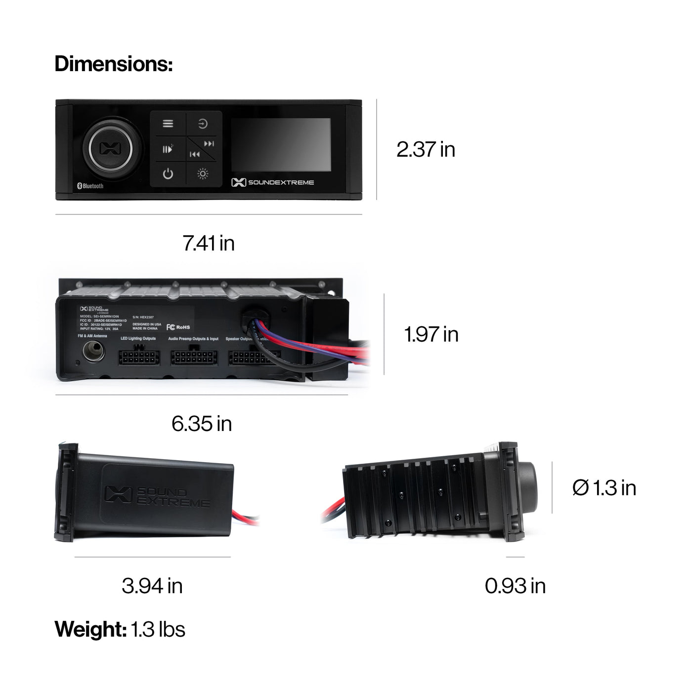 Marine DIN Radio